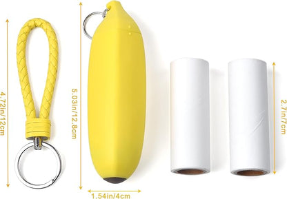 Travel Lint Roller Banana