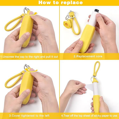 Travel Lint Roller Banana